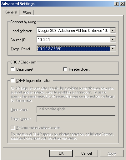 iscsi client for qlogic 10 gigabit ethernet