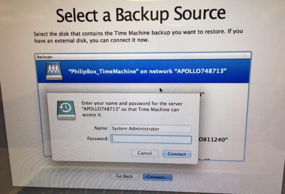 mac time machine restore to another computer